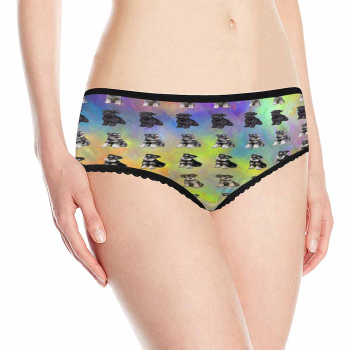 Schnauzer Dogs  Women&#039;s All Over Print Classic Briefs