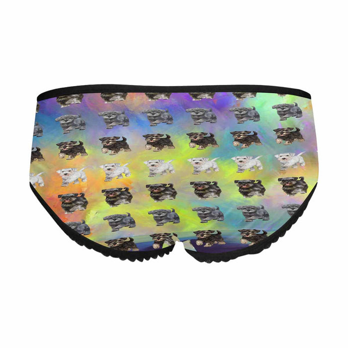 Miniature Schnauzer Dogs  Women&#039;s All Over Print Classic Briefs