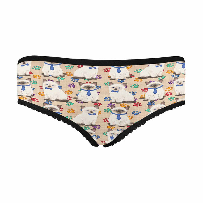 Siamese Cats Blue  Women&#039;s All Over Print Classic Briefs