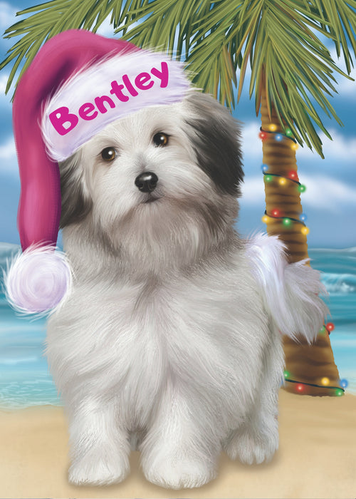 Custom Digital Painting Art Photo Personalized Dog Cat in Summertime Beach