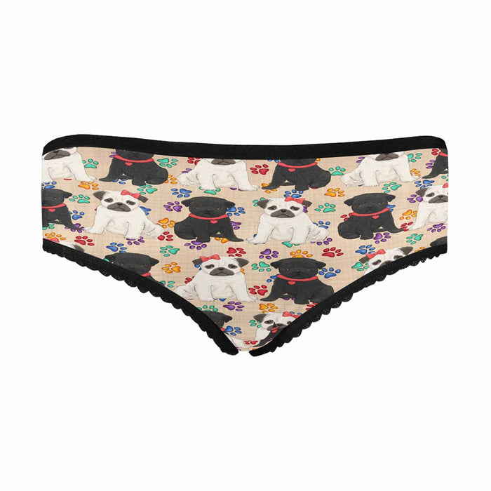 Pug Dogs Red  Women&#039;s All Over Print Classic Briefs