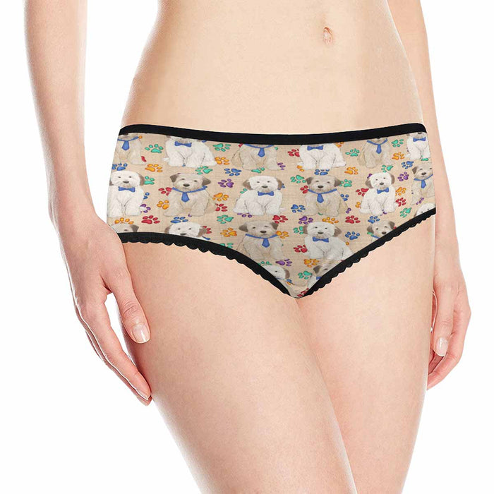 Wheaten Terrier Dogs Blue  Women&#039;s All Over Print Classic Briefs