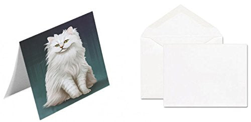Tiffany Cat Handmade Artwork Assorted Pets Greeting Cards and Note Cards with Envelopes for All Occasions and Holiday Seasons