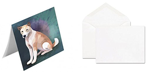 Telomian Dog Handmade Artwork Assorted Pets Greeting Cards and Note Cards with Envelopes for All Occasions and Holiday Seasons