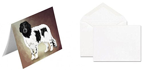 Stabyhoun Dog Handmade Artwork Assorted Pets Greeting Cards and Note Cards with Envelopes for All Occasions and Holiday Seasons GCD48411