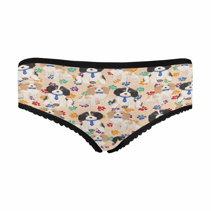 Cavalier King Charles Spaniel Dogs Blue  Women&#039;s All Over Print Classic Briefs