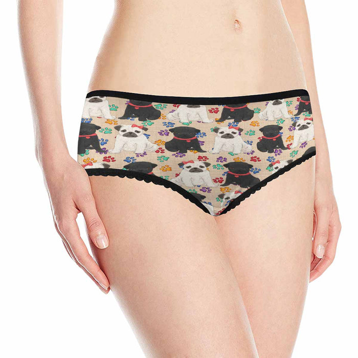 Pug Dogs Red  Women&#039;s All Over Print Classic Briefs