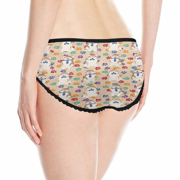 Akita Dogs Blue  Women&#039;s All Over Print Classic Briefs