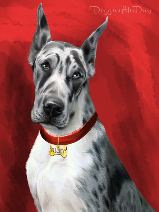 Digital Painting PERSONALIZED PET PORTRAIT! Custom Pet Dog or Cat Art