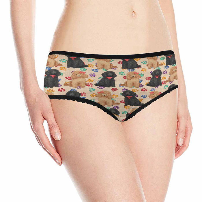 Poodle Dogs Red  Women&#039;s All Over Print Classic Briefs