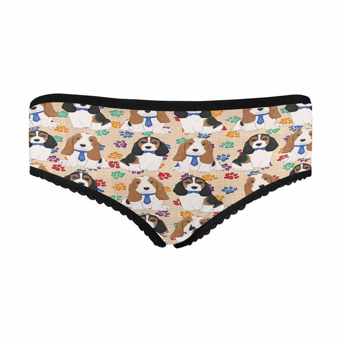 Basset Hound Dogs Blue  Women&#039;s All Over Print Classic Briefs