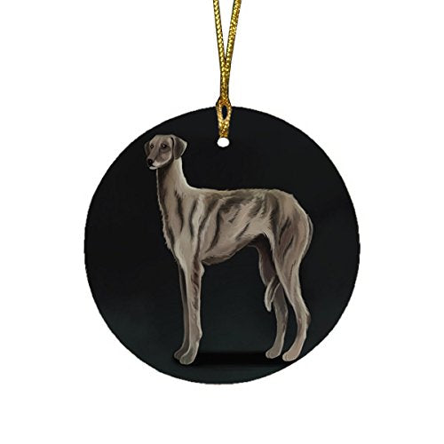 Sloughi Dog Round Christmas Ornament