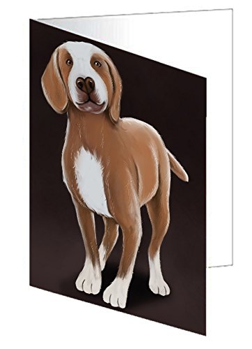 Tarsus Atalburun Dog Handmade Artwork Assorted Pets Greeting Cards and Note Cards with Envelopes for All Occasions and Holiday Seasons