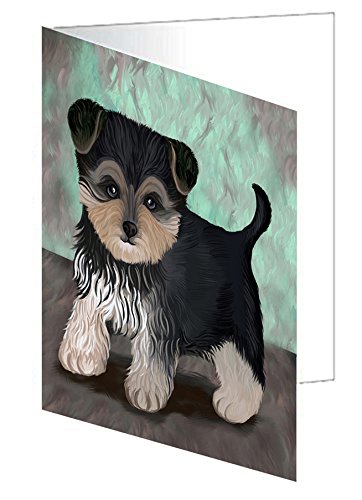 Whippet Dog Handmade Artwork Assorted Pets Greeting Cards and Note Cards with Envelopes for All Occasions and Holiday Seasons