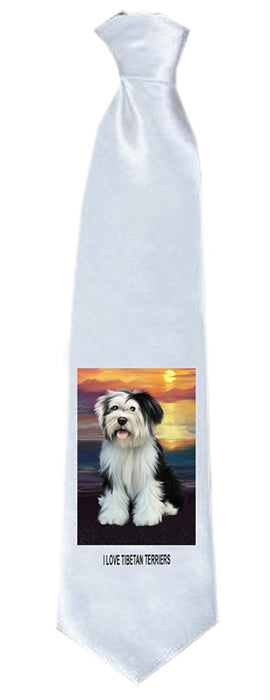 Tibetan Terrier Dog Neck Tie TIE48333