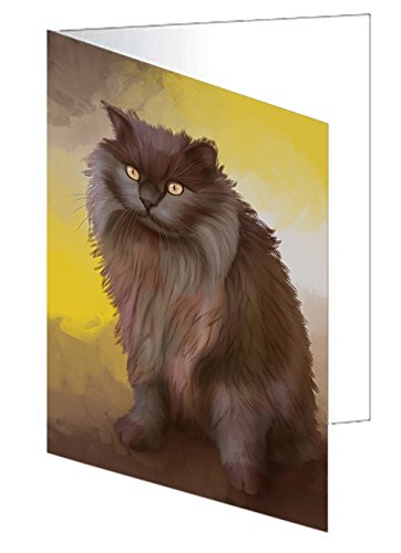 Tiffany Cat Handmade Artwork Assorted Pets Greeting Cards and Note Cards with Envelopes for All Occasions and Holiday Seasons