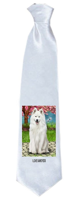 Samoyed Dog Neck Tie TIE48328