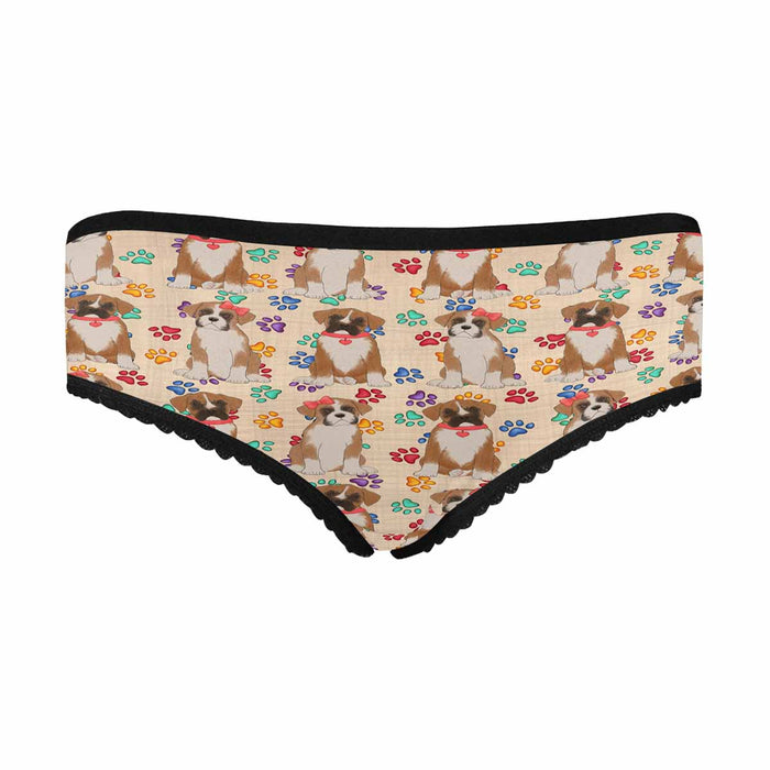 Boxer Dogs Red  Women&#039;s All Over Print Classic Briefs