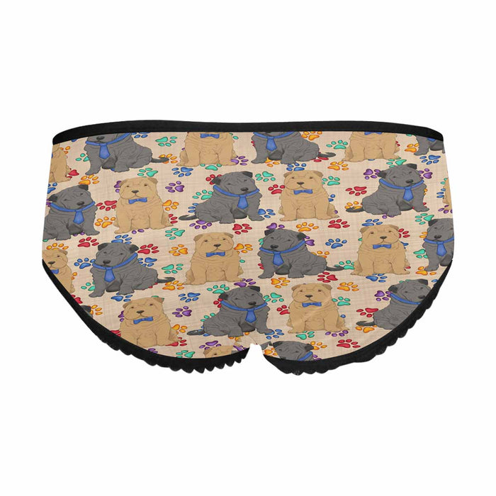 Shar Pei Dogs Blue  Women&#039;s All Over Print Classic Briefs