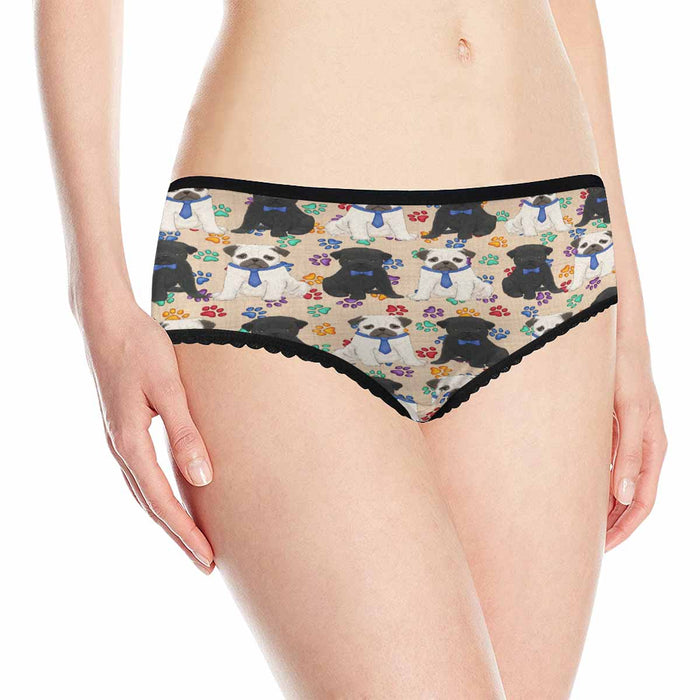 Pug Dogs Blue  Women&#039;s All Over Print Classic Briefs