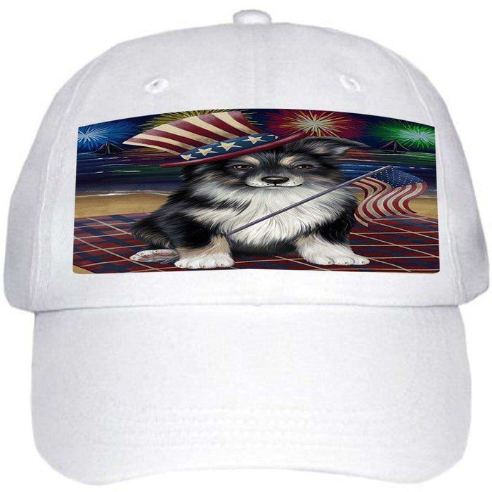 4th Of July Independence Day Firework Australian Shepherd Dog Ball Hat Cap HAT49398