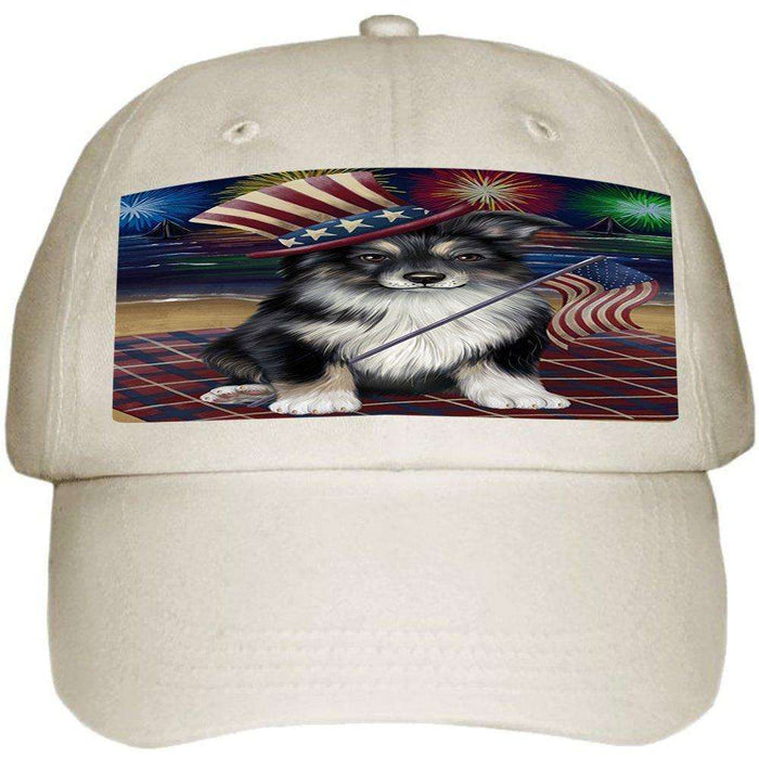 4th Of July Independence Day Firework Australian Shepherd Dog Ball Hat Cap HAT49398