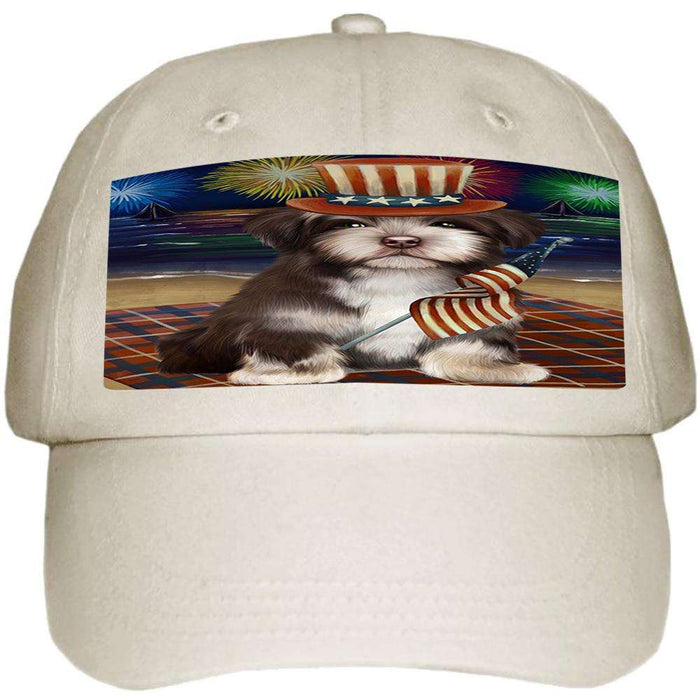 4th of July Independence Day Firework Havanese Dog Ball Hat Cap HAT50499