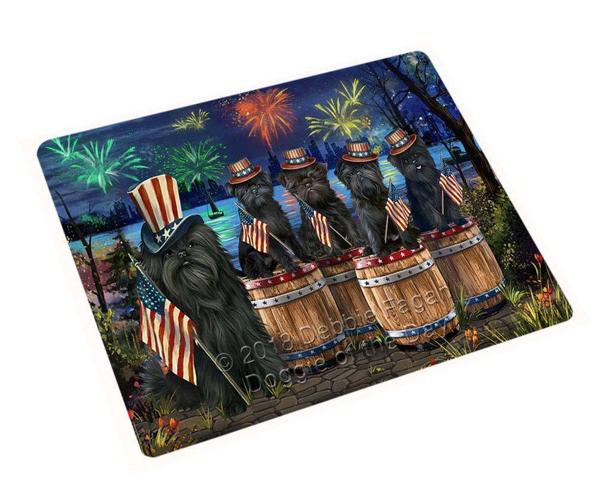 4th of July Independence Day Fireworks Affenpinschers at the Lake Cutting Board C57030