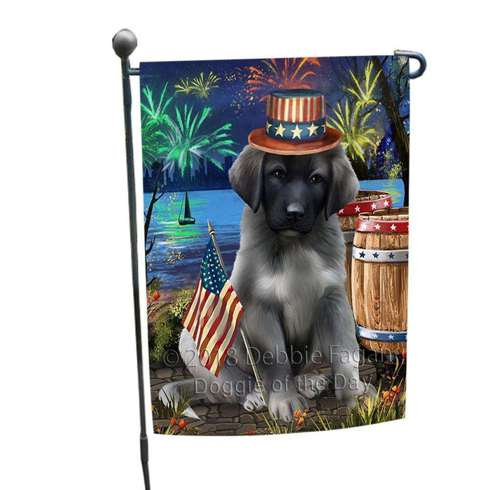 4th of July Independence Day Fireworks Anatolian Shepherd Dog at the Lake Garden Flag GFLG51001