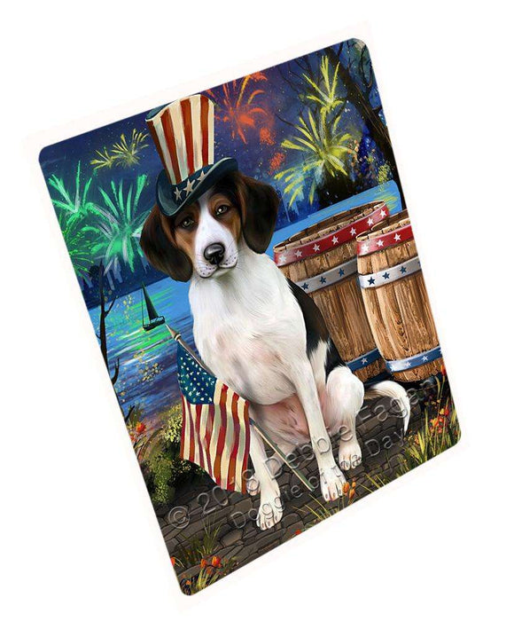 4th of July Independence Day Fireworks Treeing Walker Coonhound Dog at the Lake Cutting Board C57738
