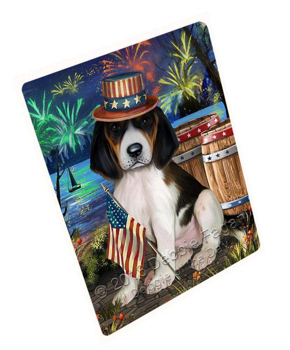4th of July Independence Day Fireworks Treeing Walker Coonhound Dog at the Lake Cutting Board C57750
