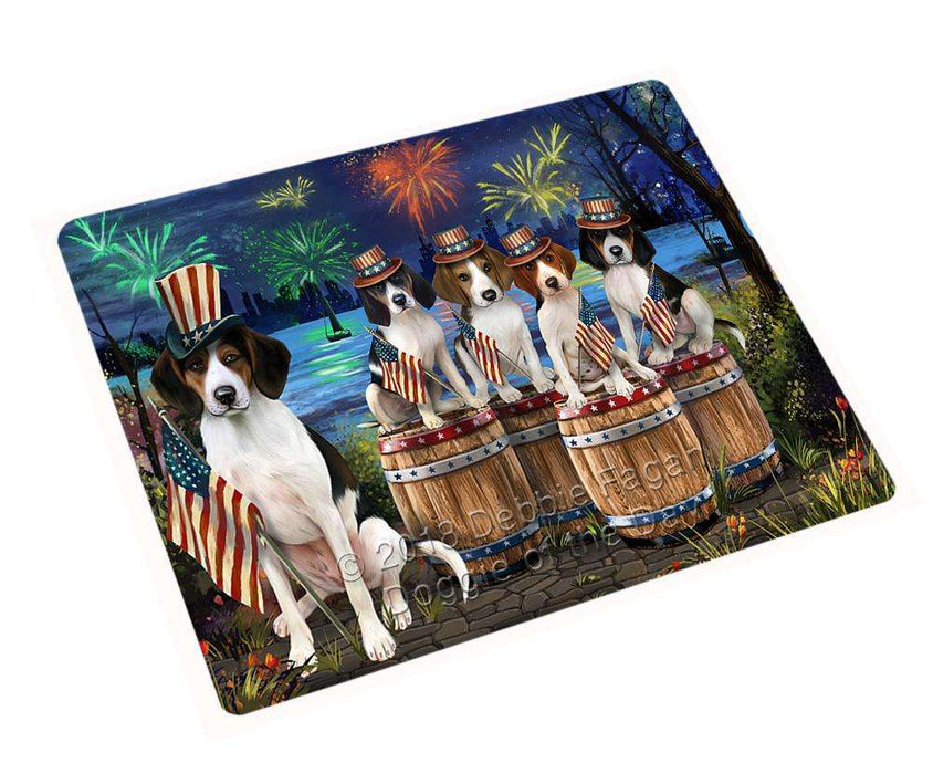 4th of July Independence Day Fireworks Treeing Walker Coonhounds at the Lake Cutting Board C57195