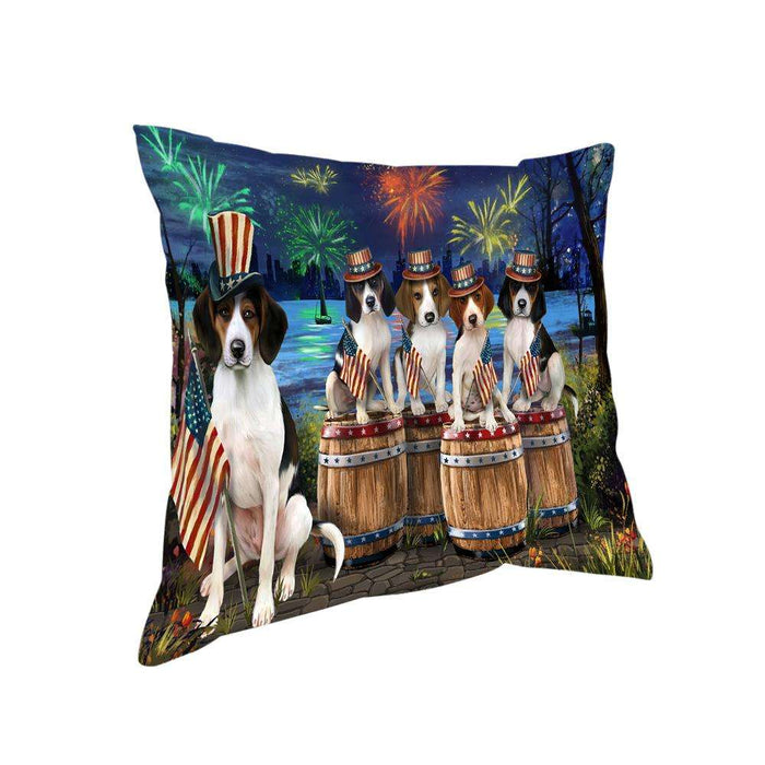 4th of July Independence Day Fireworks Treeing Walker Coonhounds at the Lake Pillow PIL60292