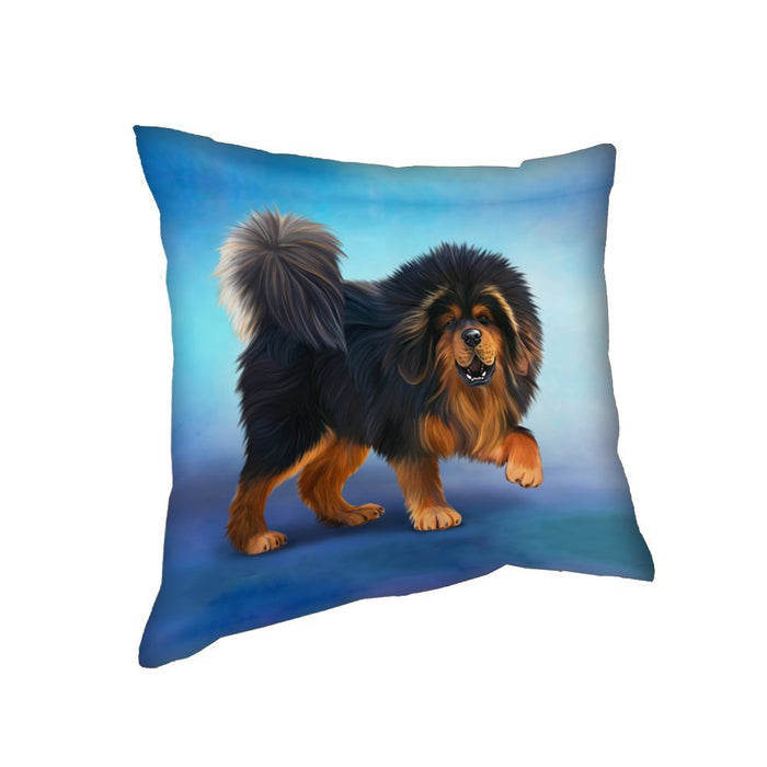 Tibetan Mastiff Dog Throw Pillow