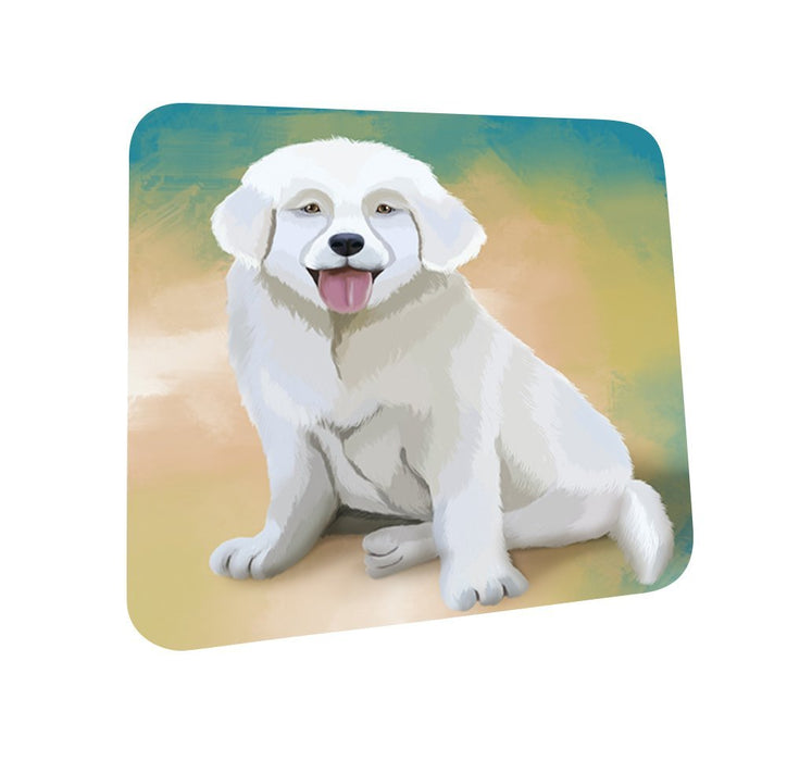 Slovensky Cuvac Puppy Dog Coasters Set of 4