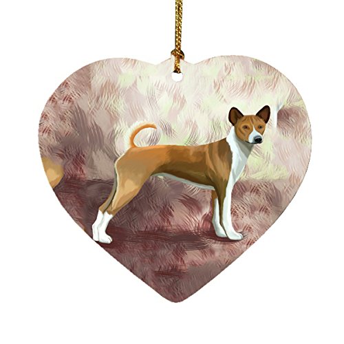 Telomian Puppy Dog Heart Christmas Ornament