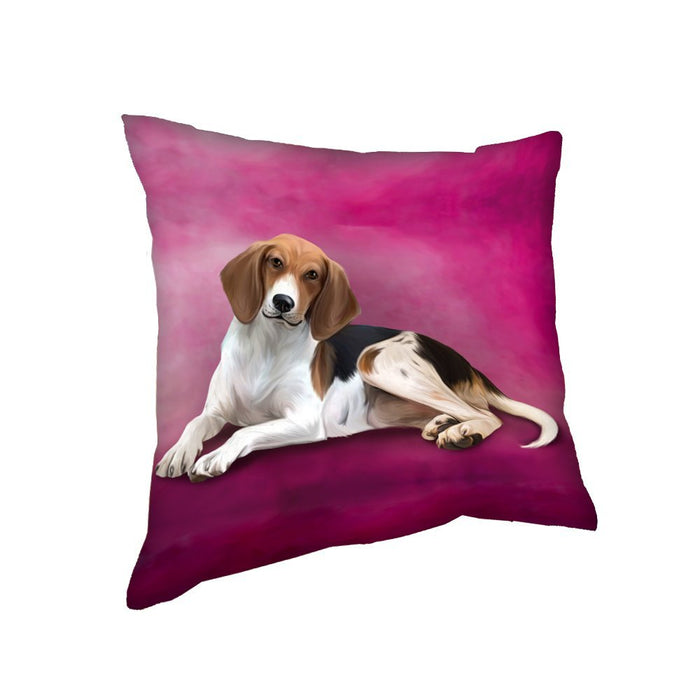Treeing Walker Coonhound Dog Throw Pillow