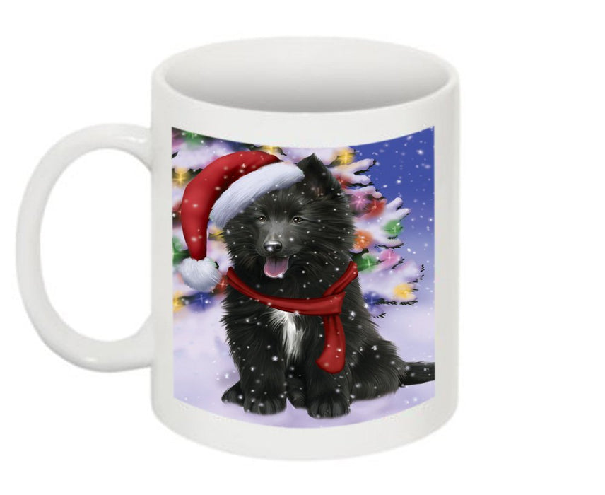 Winter Wonderland Bernese Mountain Dog Christmas Mug CMG0575