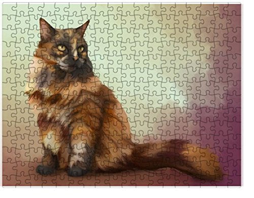 Tortoiseshell Cat Puzzle with Photo Tin