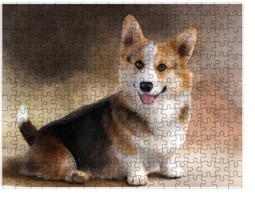 Welsh Corgi Dog Puzzle with Photo Tin