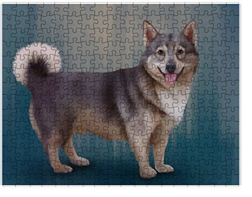Swedish Vallhund Dog Puzzle with Photo Tin