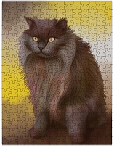 Tiffany Cat Puzzle with Photo Tin