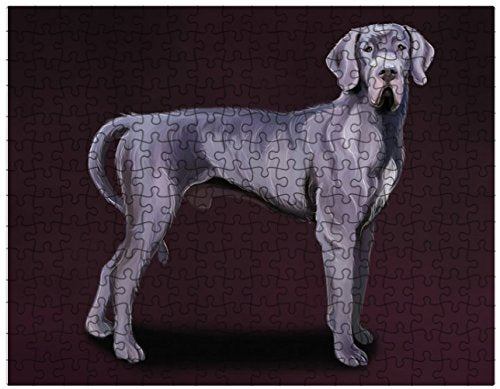 The Great Dane Dog Puzzle with Photo Tin