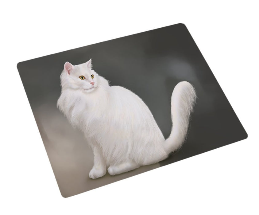 White Persian Cat Magnet Mini (3.5" x 2")