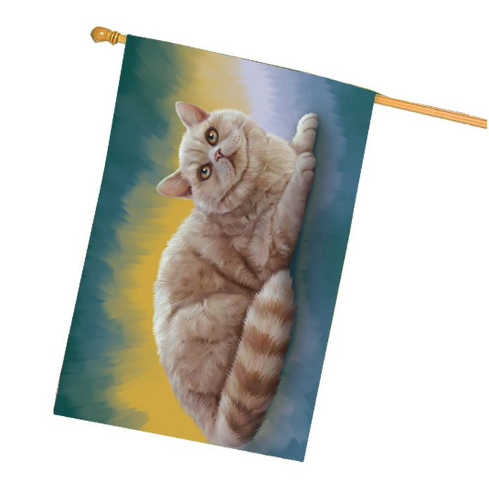 Selkirk Rex Cat House Flag FLGA48100