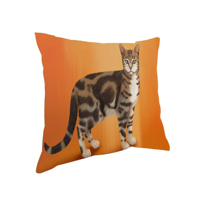 Sokoke Cat Throw Pillow