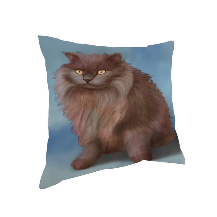 Tiffany Cat Throw Pillow
