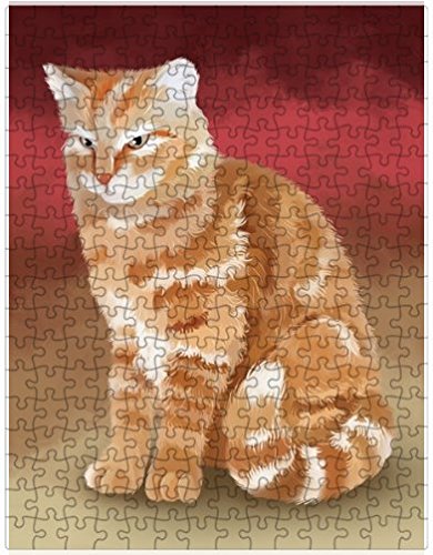Tabby Cat Puzzle with Photo Tin