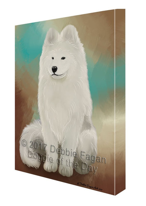 Samoyed Dog Canvas Wall Art D096