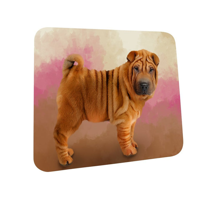 Shar Pei Dog Coasters Set of 4 CST48063